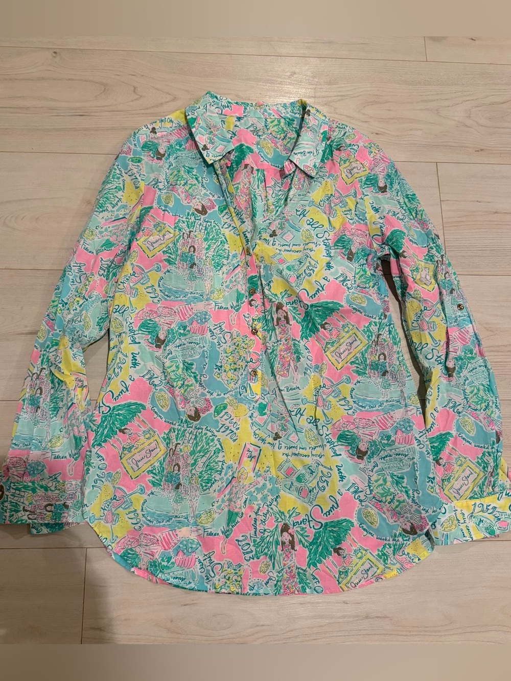 Lilly Pulitzer Colorful Button-Down Shirt